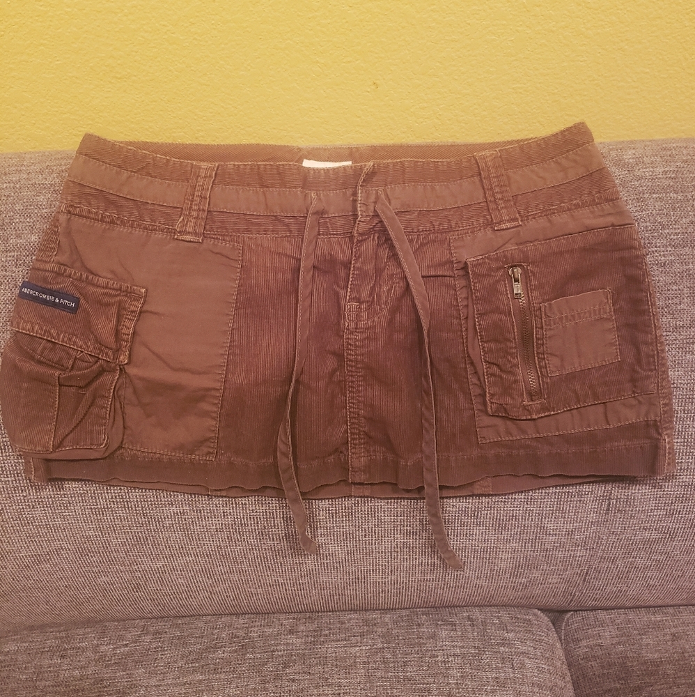 A&F mini corduroy skirt